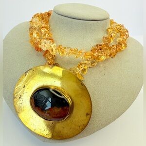 Thom wheeler aesthetic Kentucky agate necklace